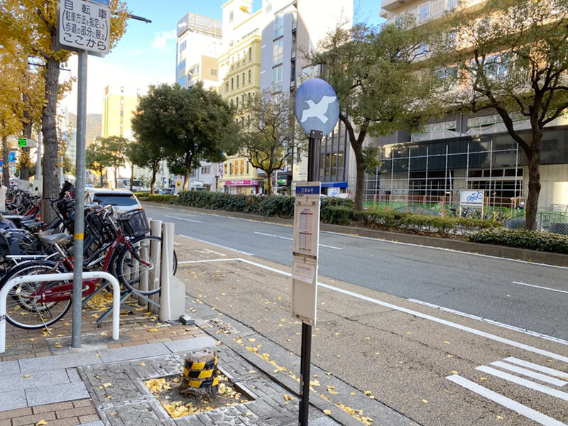 三ノ宮駅のシャトルバス乗り場
